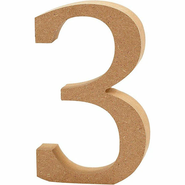 趣味 Numbers Numbers in MDF - Buy hobby articles